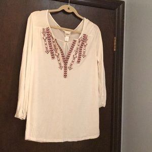 Boho medium sleeve top